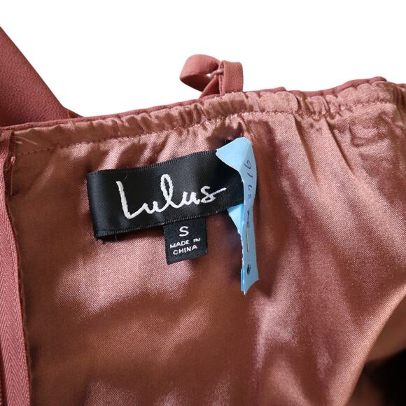 Lulu's Rust Maxi Dress - Picture 10 of 15